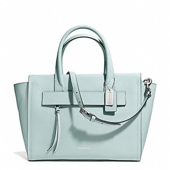 duck egg blue bag